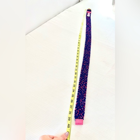 Vintage Lilly Pulitzer Woven Belt with Signature Buckle - Picture 5 of 5